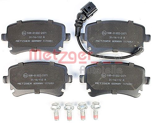 METZGER 1170051 Bremsbelagsatz, Scheibenbremse